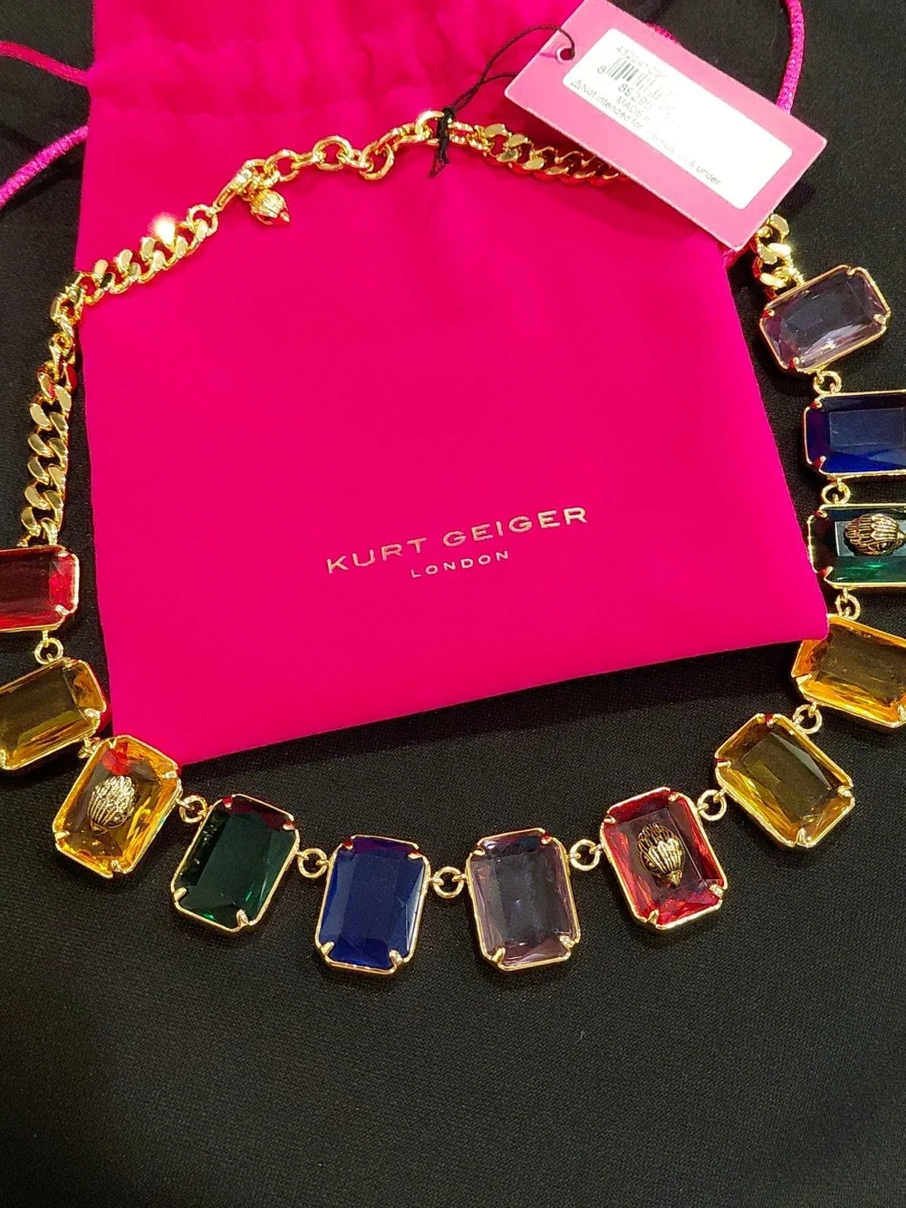 KURT GEIGER  LONDON STONE EAGLE NECKLACE - Picture 9 of 10